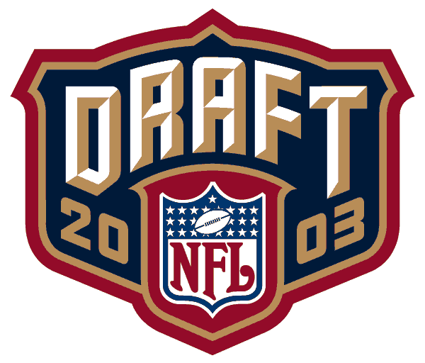 NFL Draft 2003 01 Logo vinyl decal